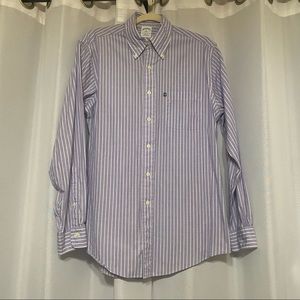 Brooks Brothers 346 Button Down Collar Slim Fit Dress Shirt w/ Pocket